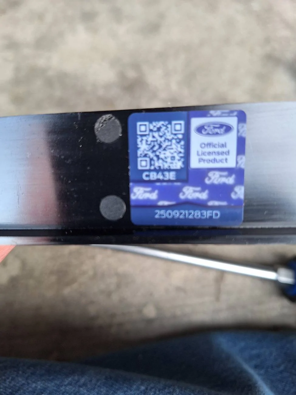 S650 Mustang Ford License Plate Frame $22 Bucks 20241019_170417
