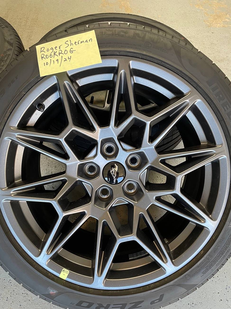 S650 Mustang 2024 GT PP Carbonized Gray Wheels / Pirelli PZero Tires IMG_0550