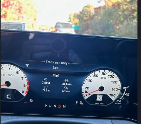 S650 Mustang Mileage / fuel economy on GT Premium 401a no PP 1729464700891-zz