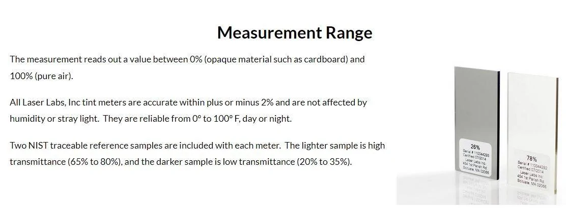 S650 Mustang Window Tinting Tint-Meter