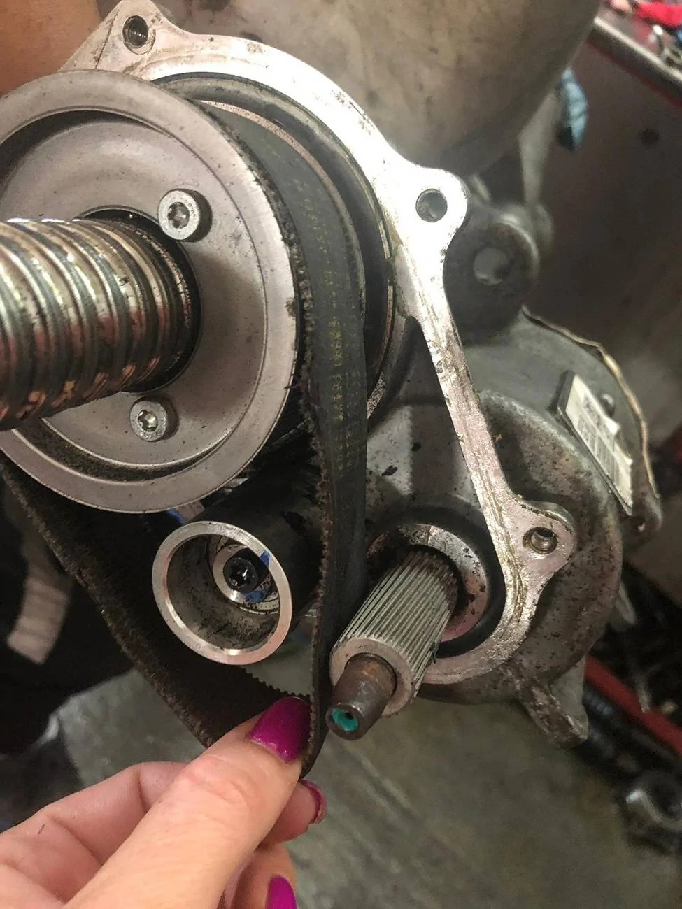 S650 Mustang Steering Wheel  Not Centered epas belt fail