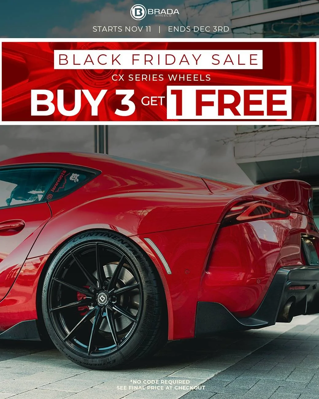 S650 Mustang 20" Brada FormTech Series CX1 CX3 S650 Ford Mustang BRADA(BlKfriday2024-CX_series)MOBILE