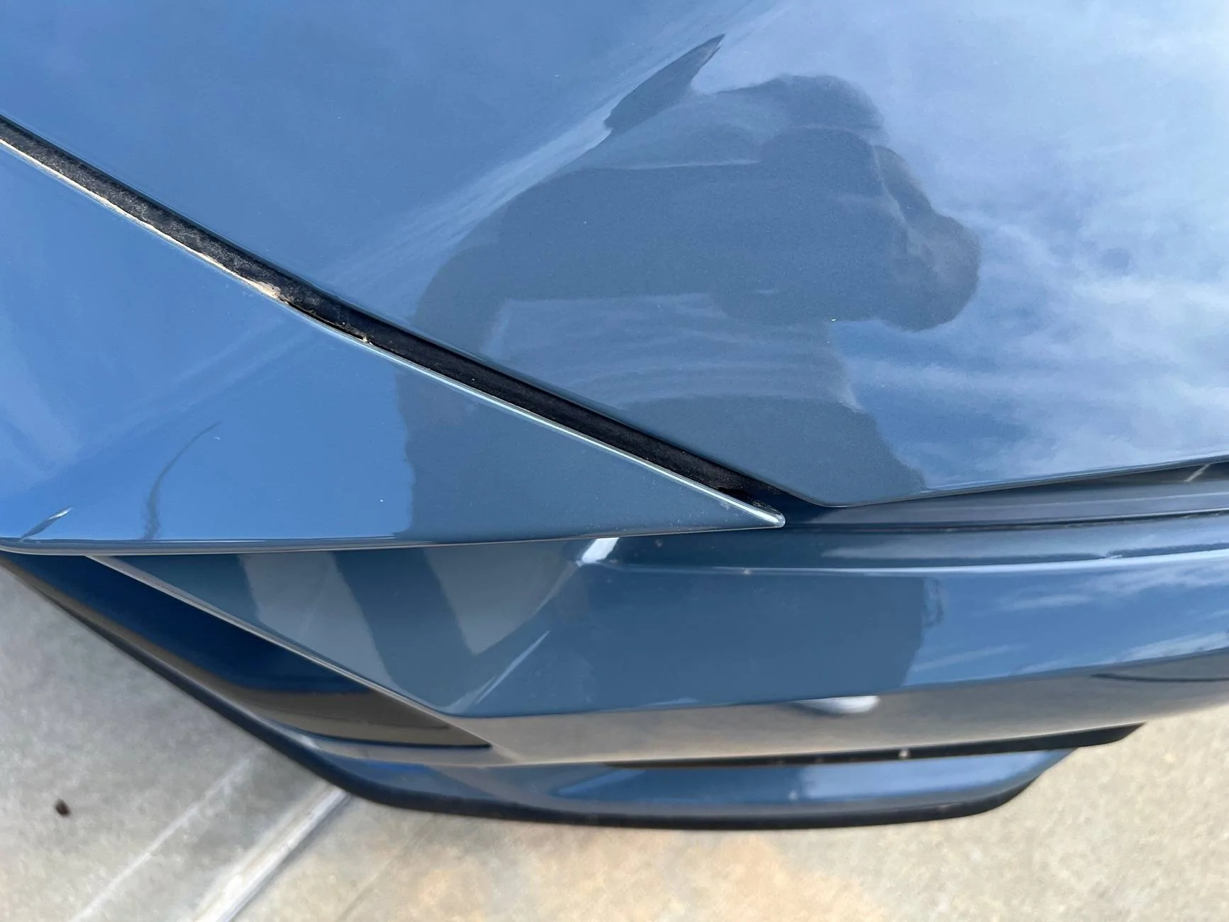 S650 Mustang Do all the S650s have this gap in the front on the hood? IMG_2136