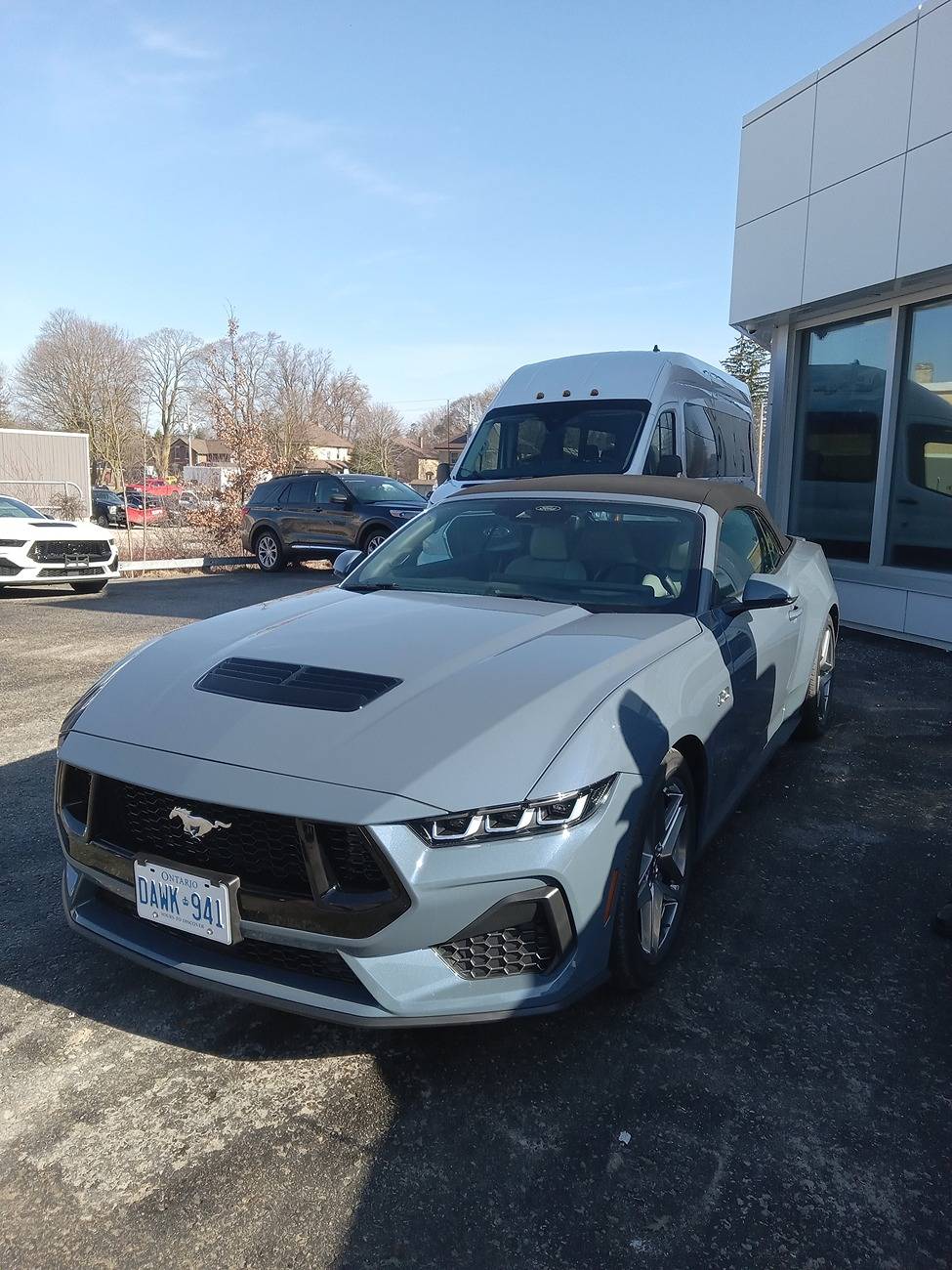 S650 Mustang Do all the S650s have this gap in the front on the hood? 20240313_103625