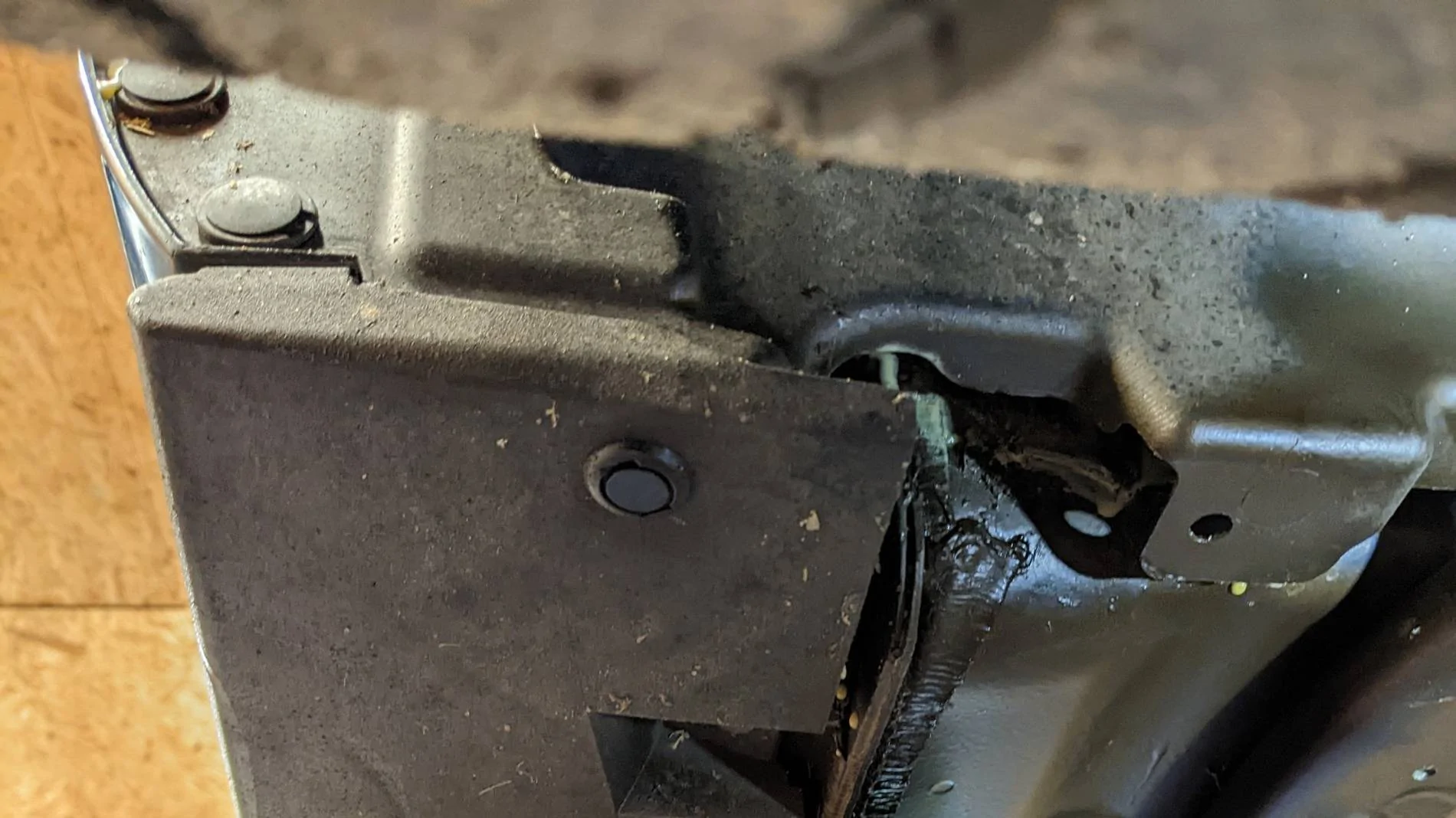 S650 Mustang Patched My Fender Well Holes - DIY Instructions & Photos 1730729596200-g