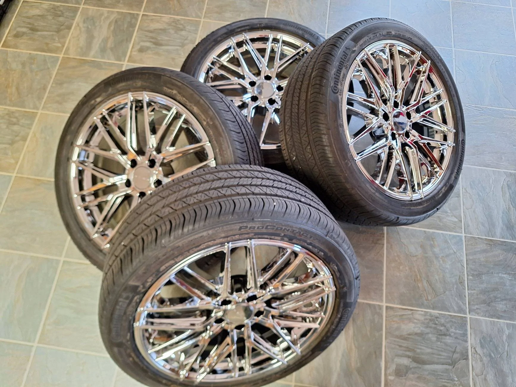 S650 Mustang SOLD   19 inch Chrome wheels & Tires $1000 20240227_123536 - Copy