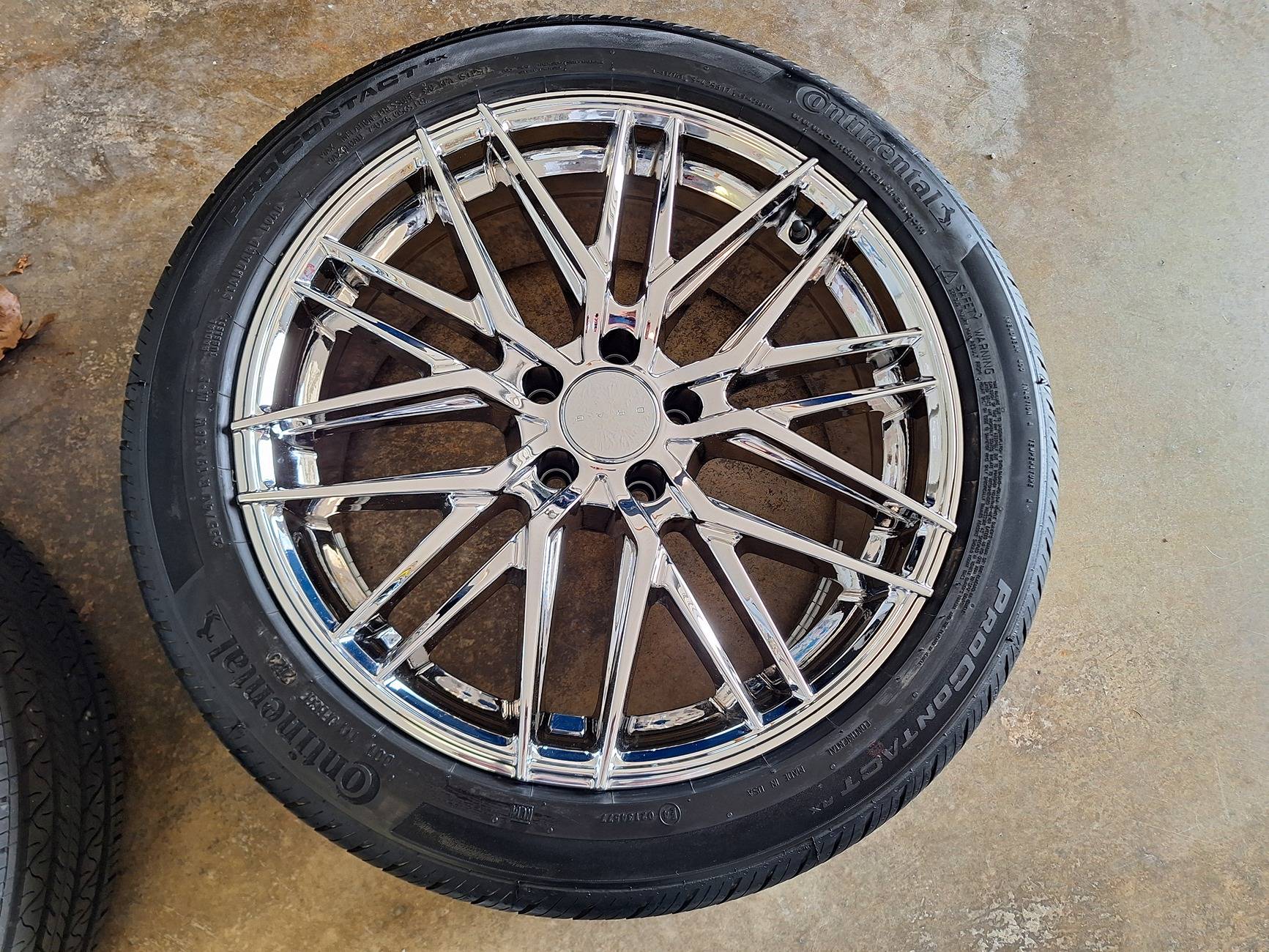 S650 Mustang SOLD   19 inch Chrome wheels & Tires $1000 20240227_140658 - Copy