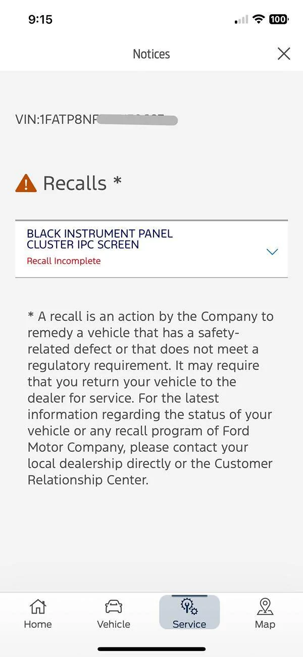 S650 Mustang Australia - 24C35 S650 Recall and Service Action Lookup IMG_8510