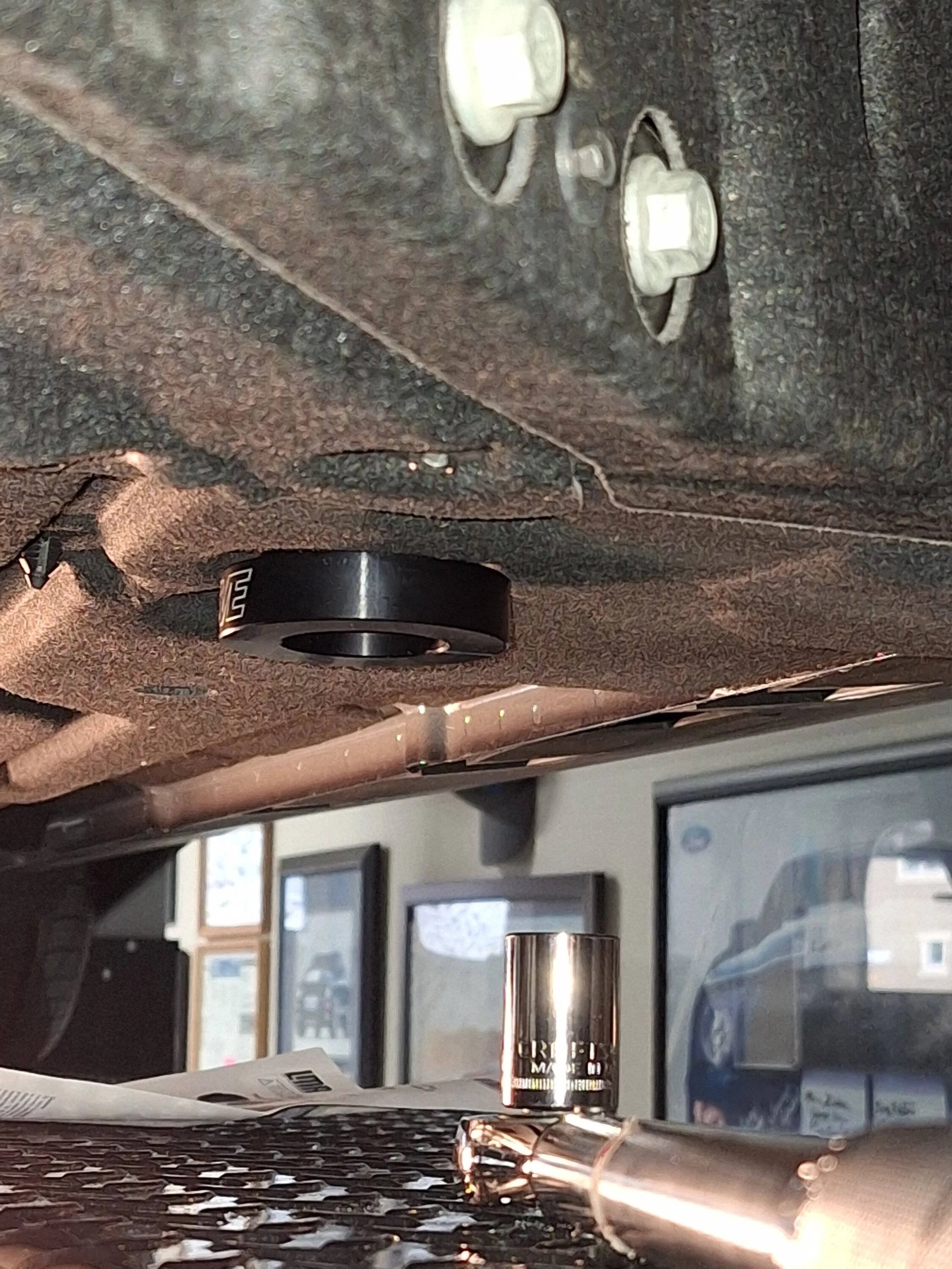 S650 Mustang Installed Permanent LMR Jack Pads 20241109_141425