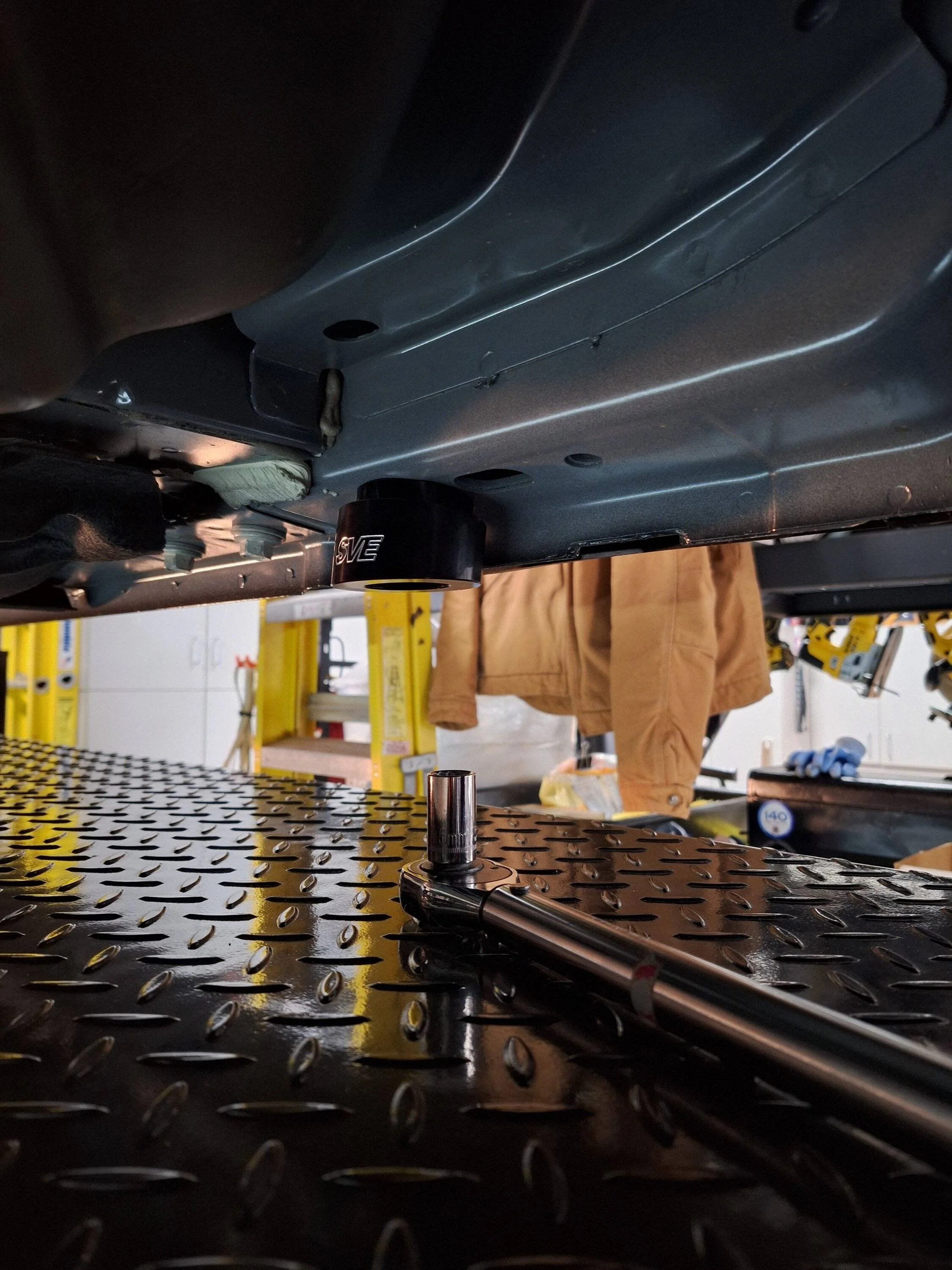 S650 Mustang Installed Permanent LMR Jack Pads 20241109_144547