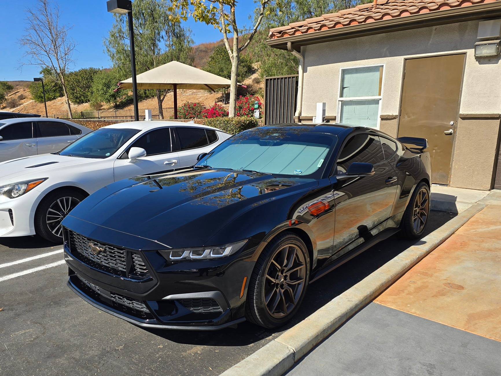 S650 Mustang Springs and spacers installed 20241103_121928