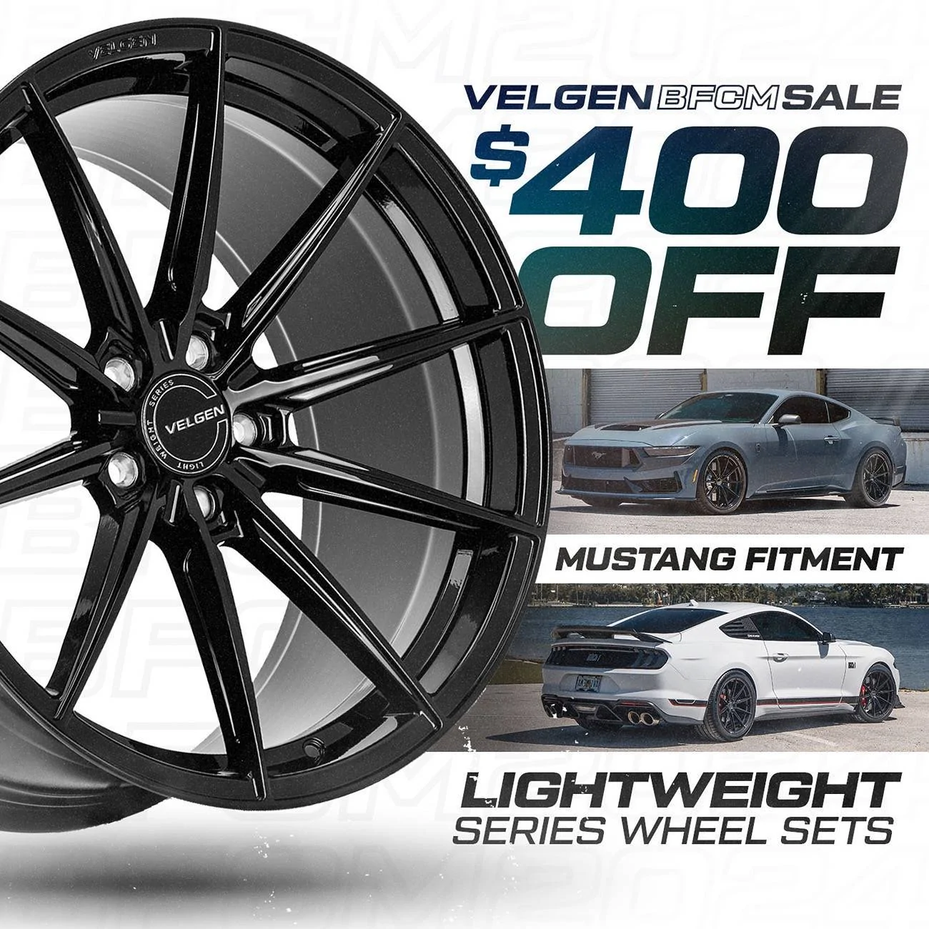 Velgen_BFCM2024_Post_$400OFFMustang.webp