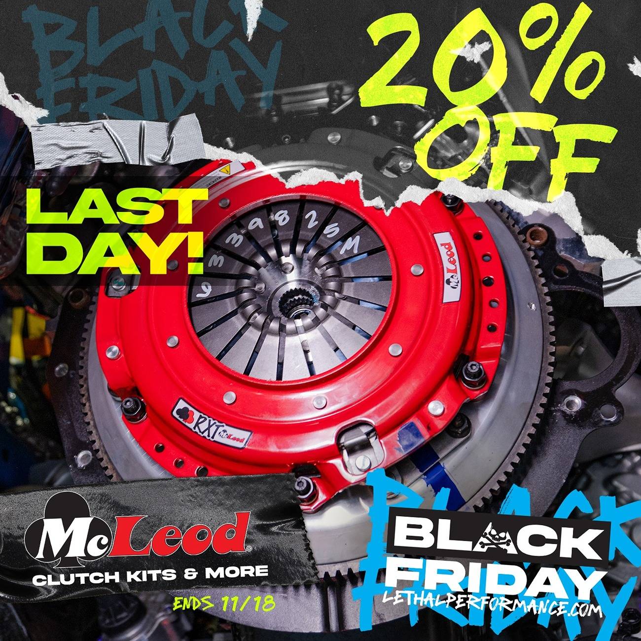S650 Mustang Black Friday 2024 at Lethal Performance has BEGUN! McLeod (3) last day