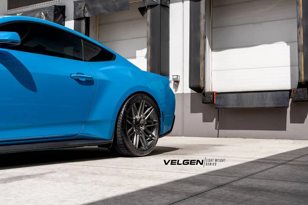 S650 Mustang Official Velgen Wheels S650 Mustang Thread Grabber Blue S650 Mustang - VF9 - Brushed Titanium_2