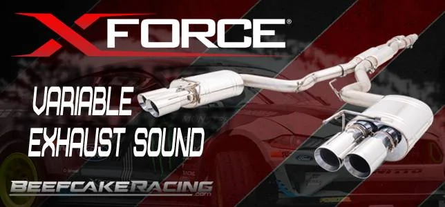S650 Mustang Beefcake Racing's BLACK FRIDAY SALE is LIVE !!! xforce-variable-exhaust-sound-beefcake-racing