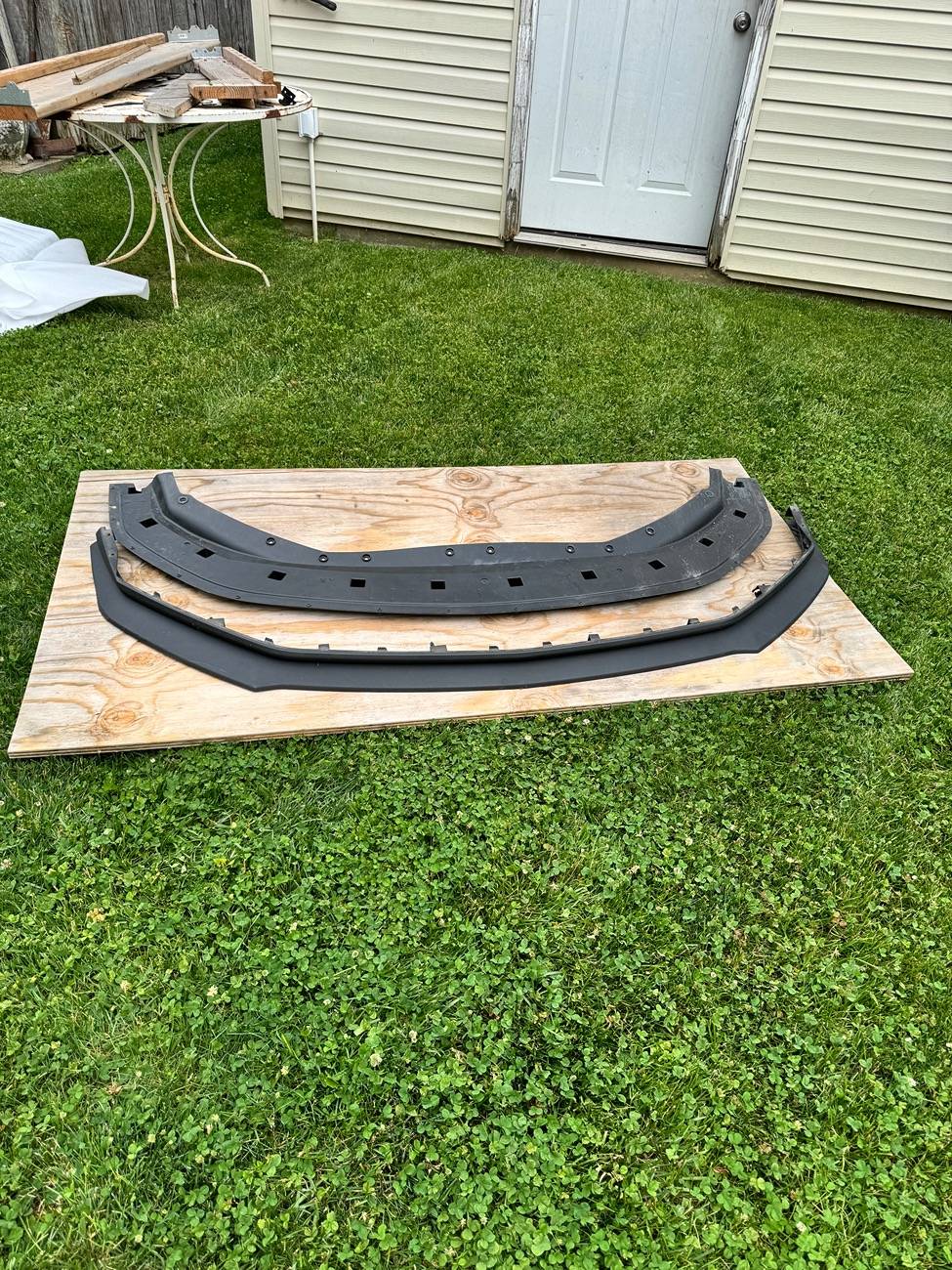 S650 Mustang Selling my handling package front splitter IMG_2384
