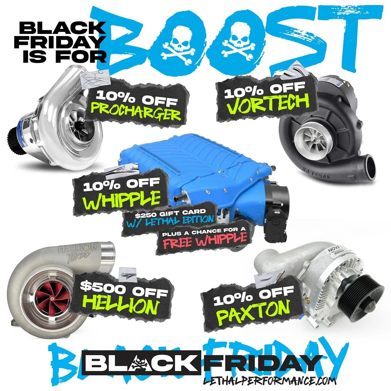 S650 Mustang FORCED INDUCTION SALE AT LETHAL PERFORMANCE! blackfriday_boost