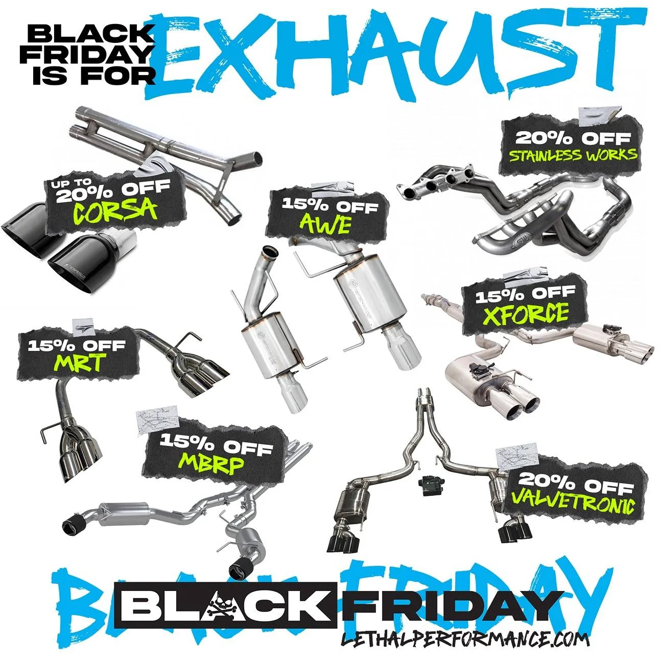 S650 Mustang Black Friday 2024 at Lethal Performance has BEGUN! blackfriday_exhaust