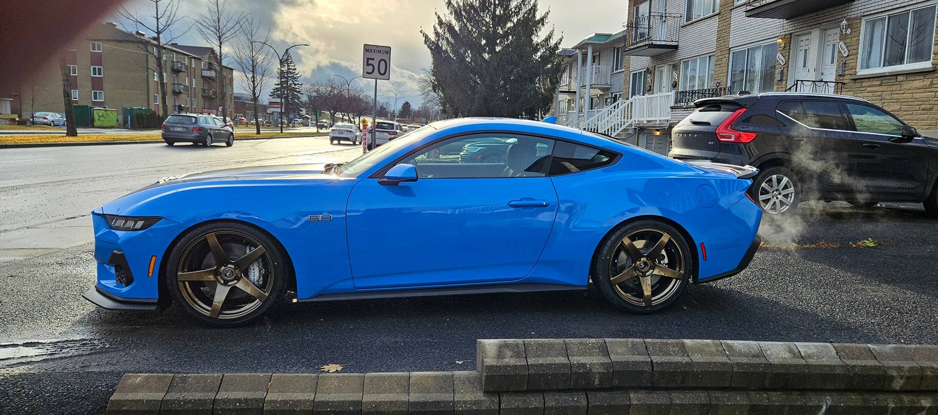S650 Mustang 20x10 vs 20x9.5 with 275/35R20 20241129_142214
