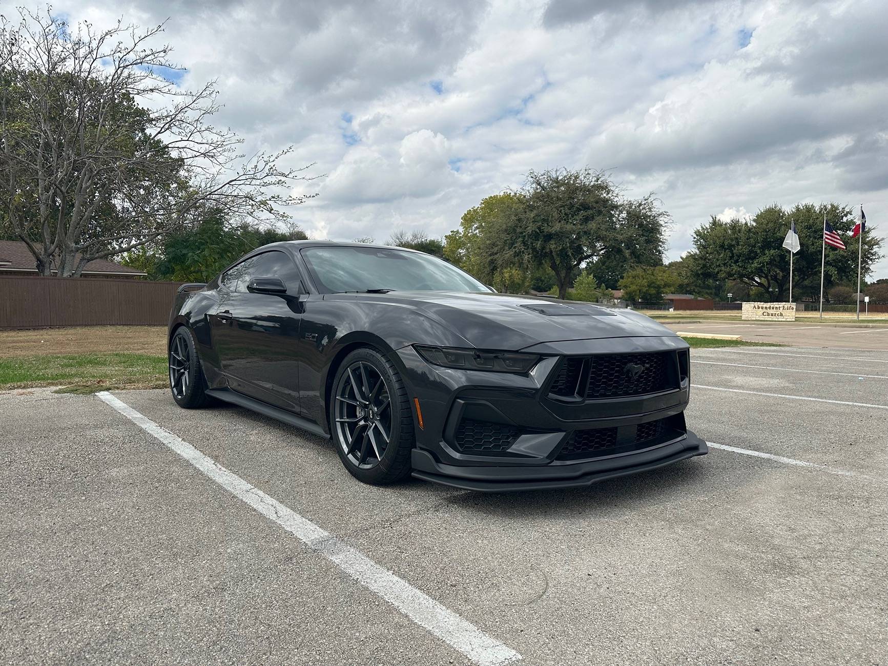 S650 Mustang Ford Performance 2024 Mustang GT Track Lowering Springs Installed Photos & Review IMG_6616