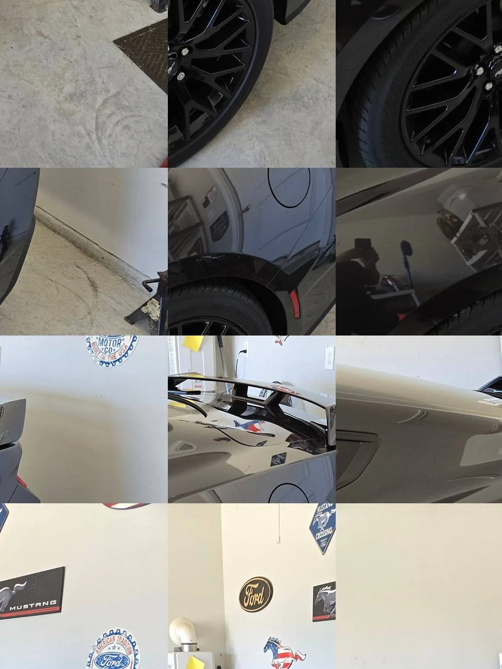 S650 Mustang Changing Spoilers on a 24 GT Premium 20241020_135324