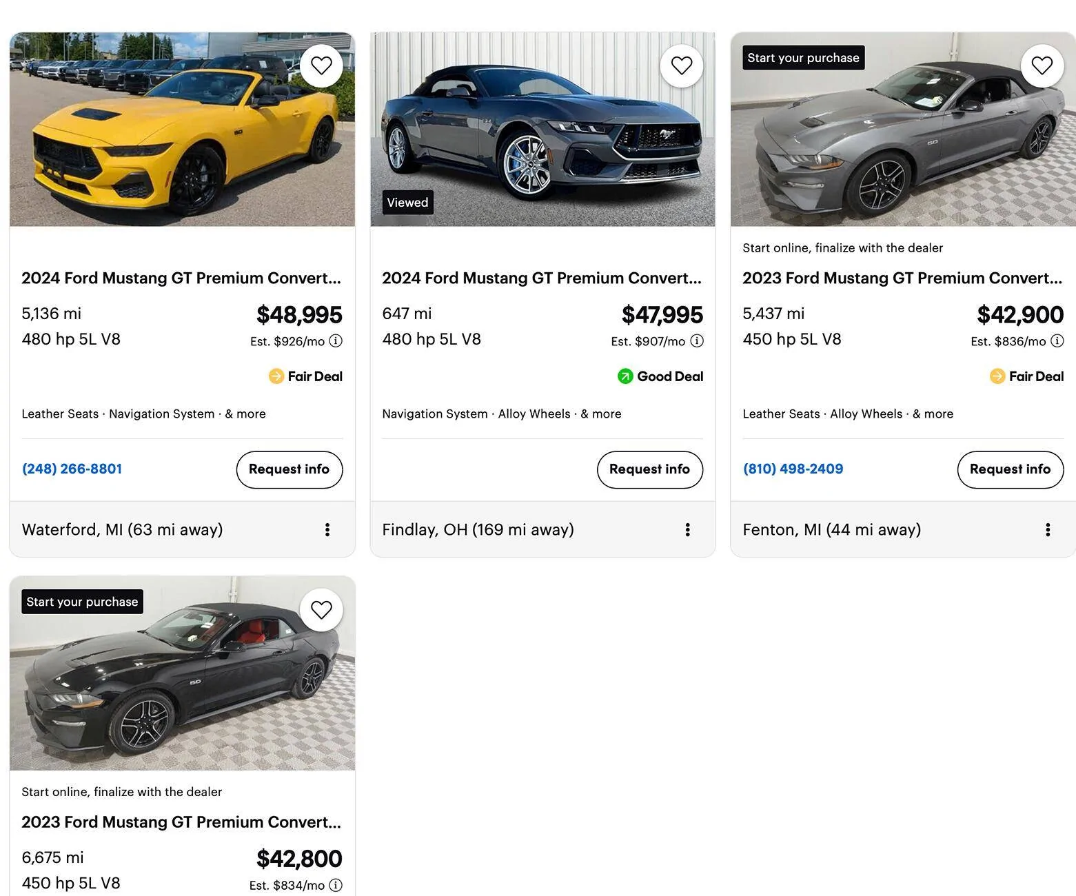 S650 Mustang Unreal depreciation Screenshot 2024-12-09 at 1.11.02 PM