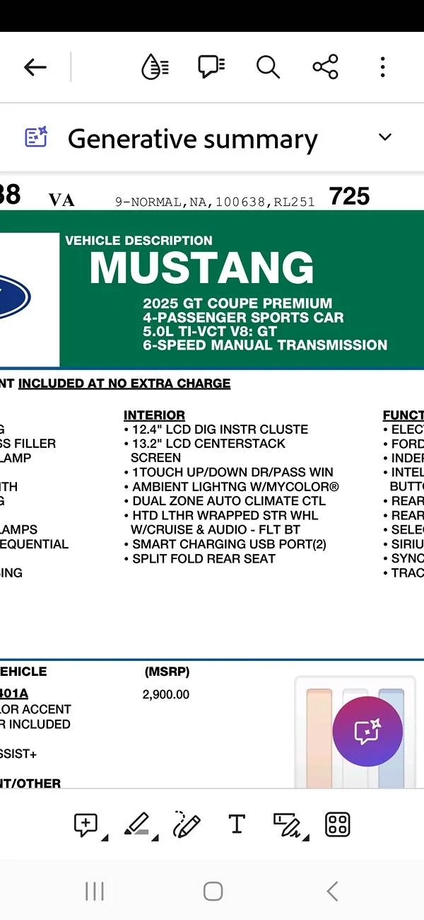 S650 Mustang 2025 Ordering Options Screenshot_20241211_220952_Adobe Acrobat