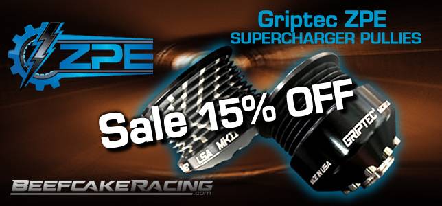 S650 Mustang ~Beefcake Racing Christmas Sale 2024~ griptec-supercharger-pulley-beefcake-racin