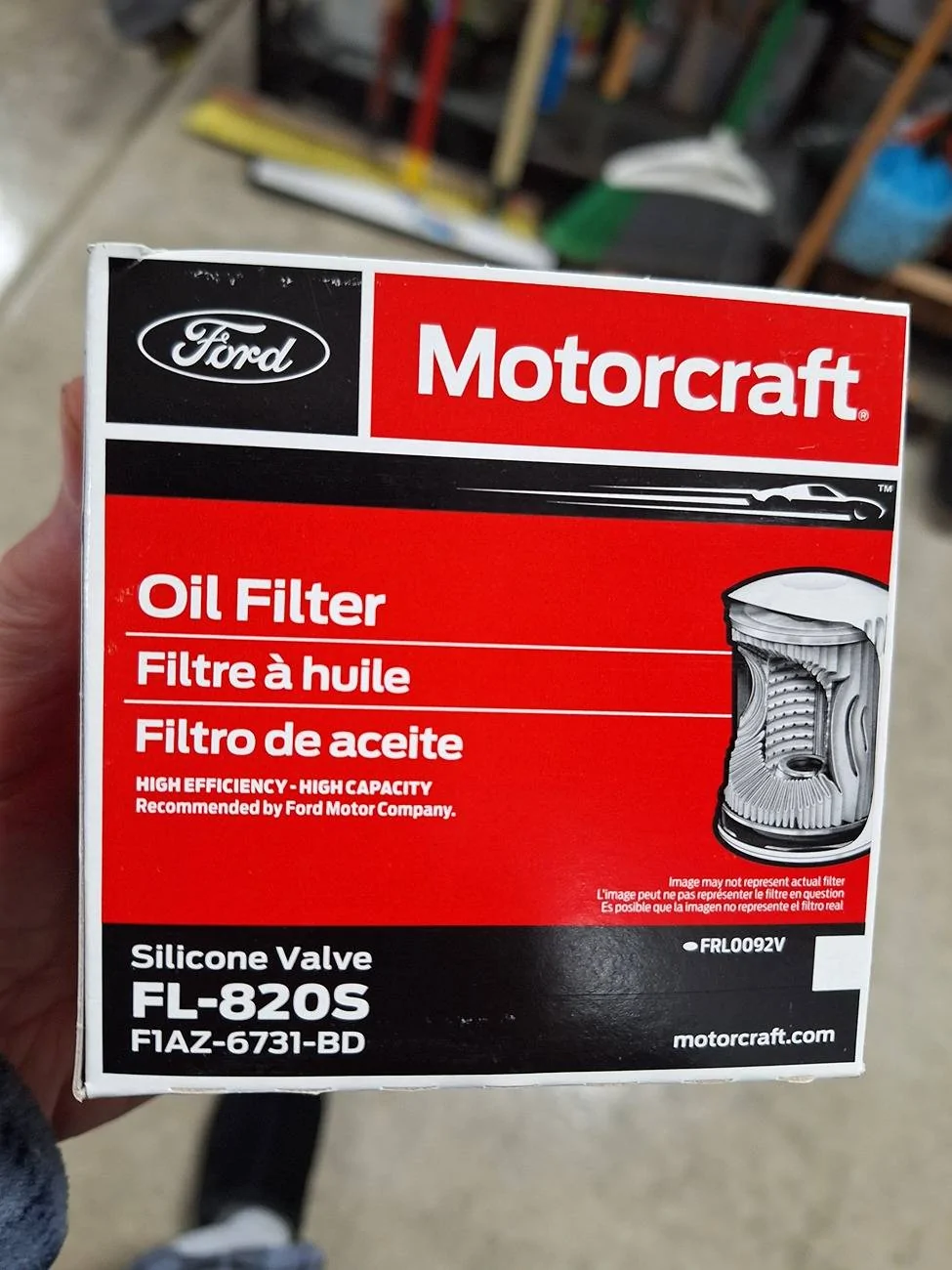 S650 Mustang 2025 9.5 qt oil capacity vs. 2024 10 qt 20241217_142210