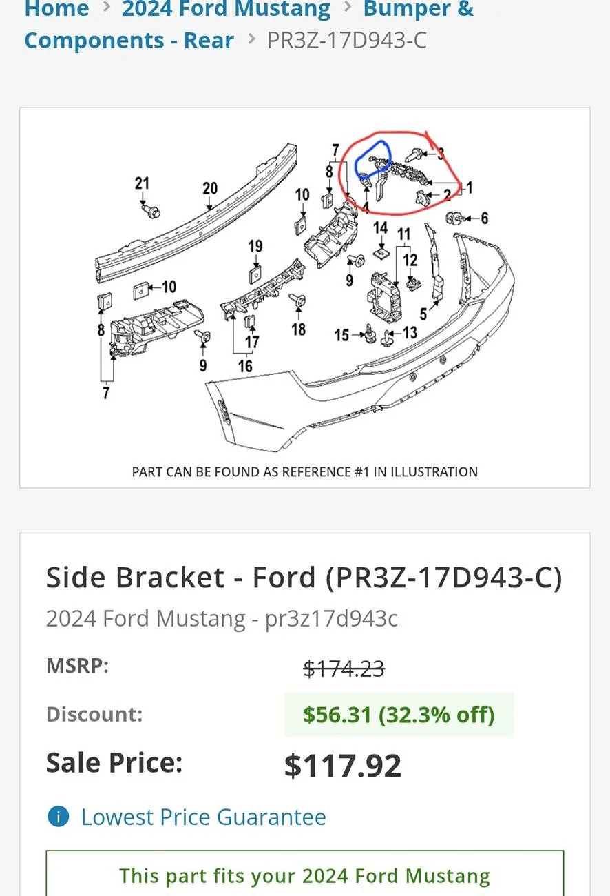 S650 Mustang Rear fascia screw issues. Screenshot_20241219_171053_Chrom