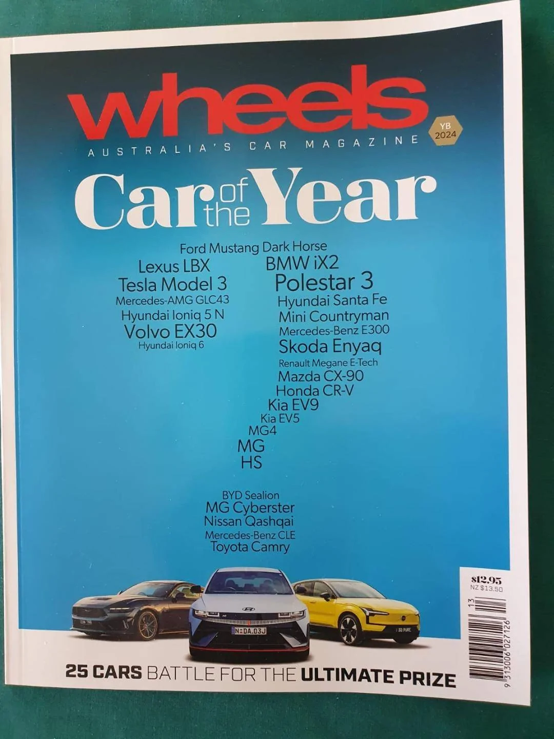 S650 Mustang Wheels (AUS) Magazine eliminates Mustang Dark Horse from 2024 Car of the Year (COTY). Wheels Car of the Year 2024
