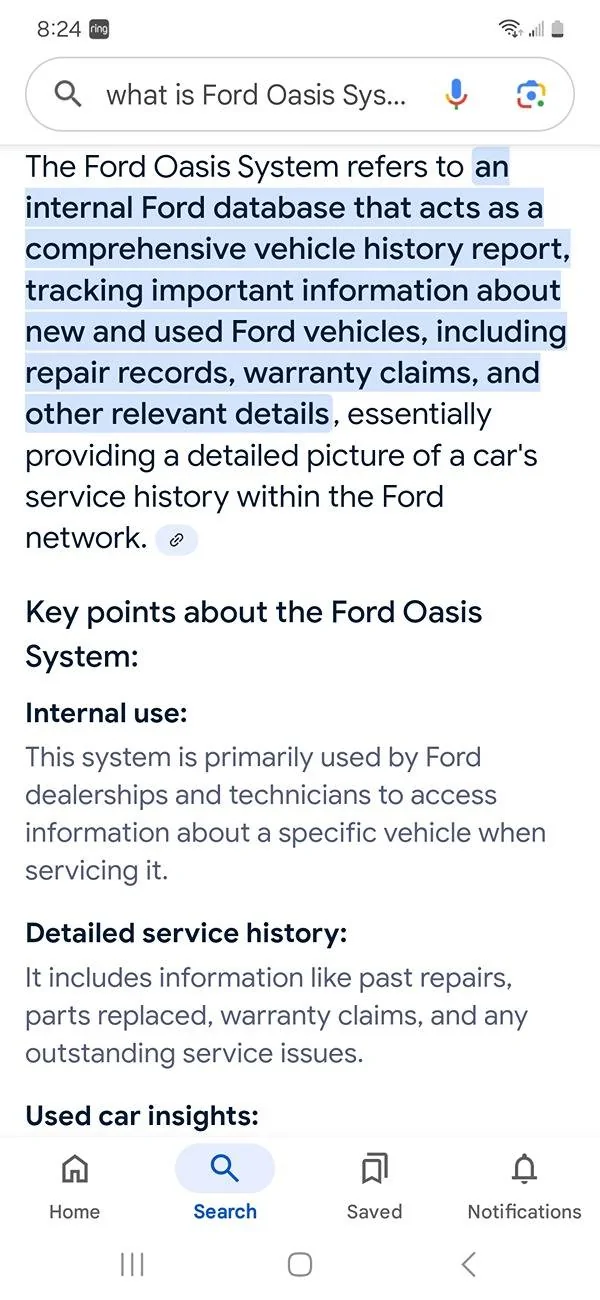 S650 Mustang Factory Oil Slightly Low? Screenshot_20241219_202413_Googl