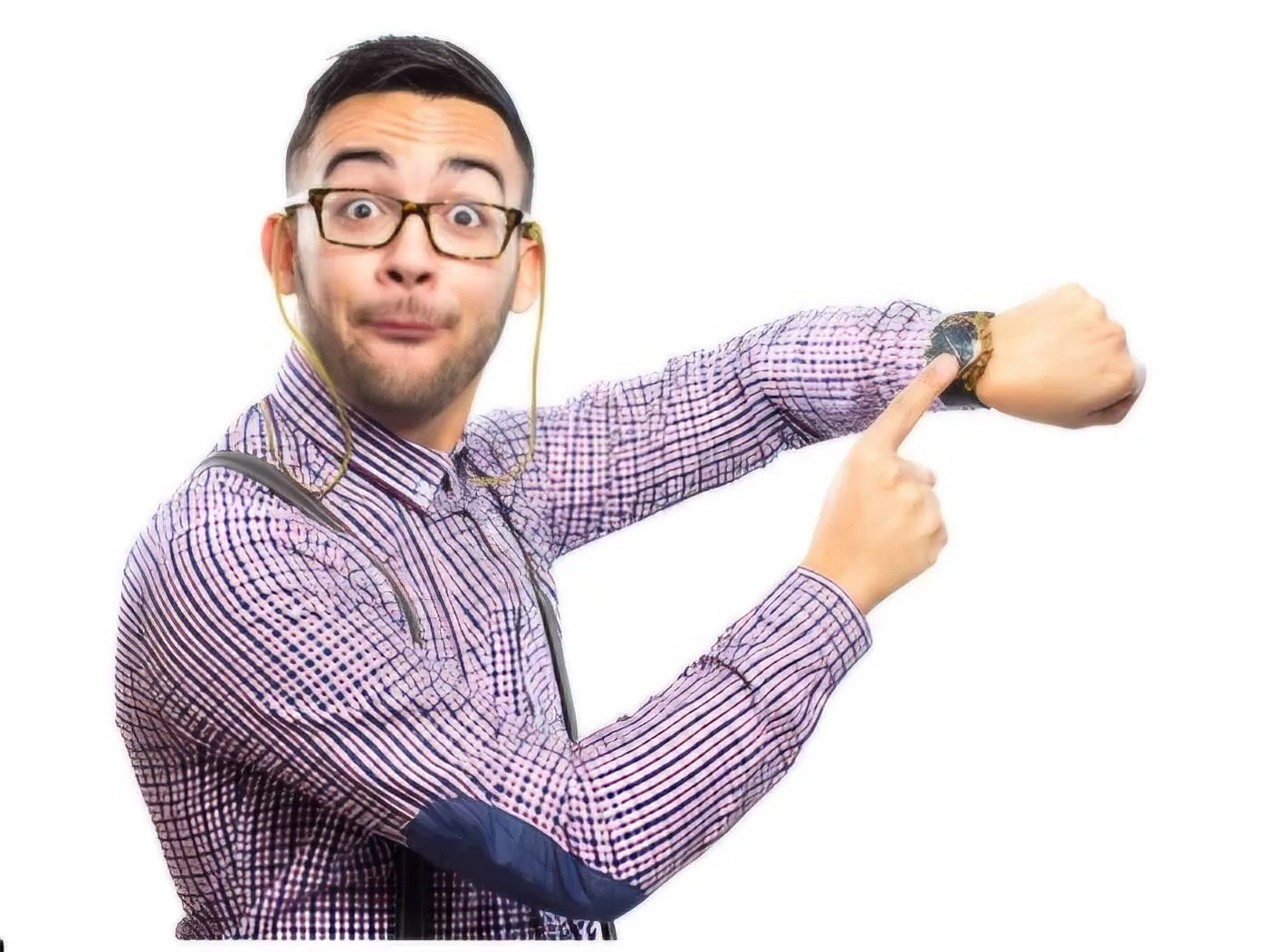 S650 Mustang List of EU forum orders funny-nerd-pointing-his-watch-260nw-249450121