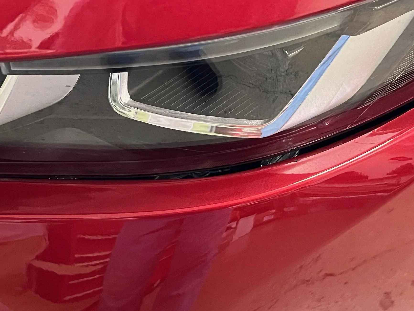 S650 Mustang Front bumper gap normal? bumper