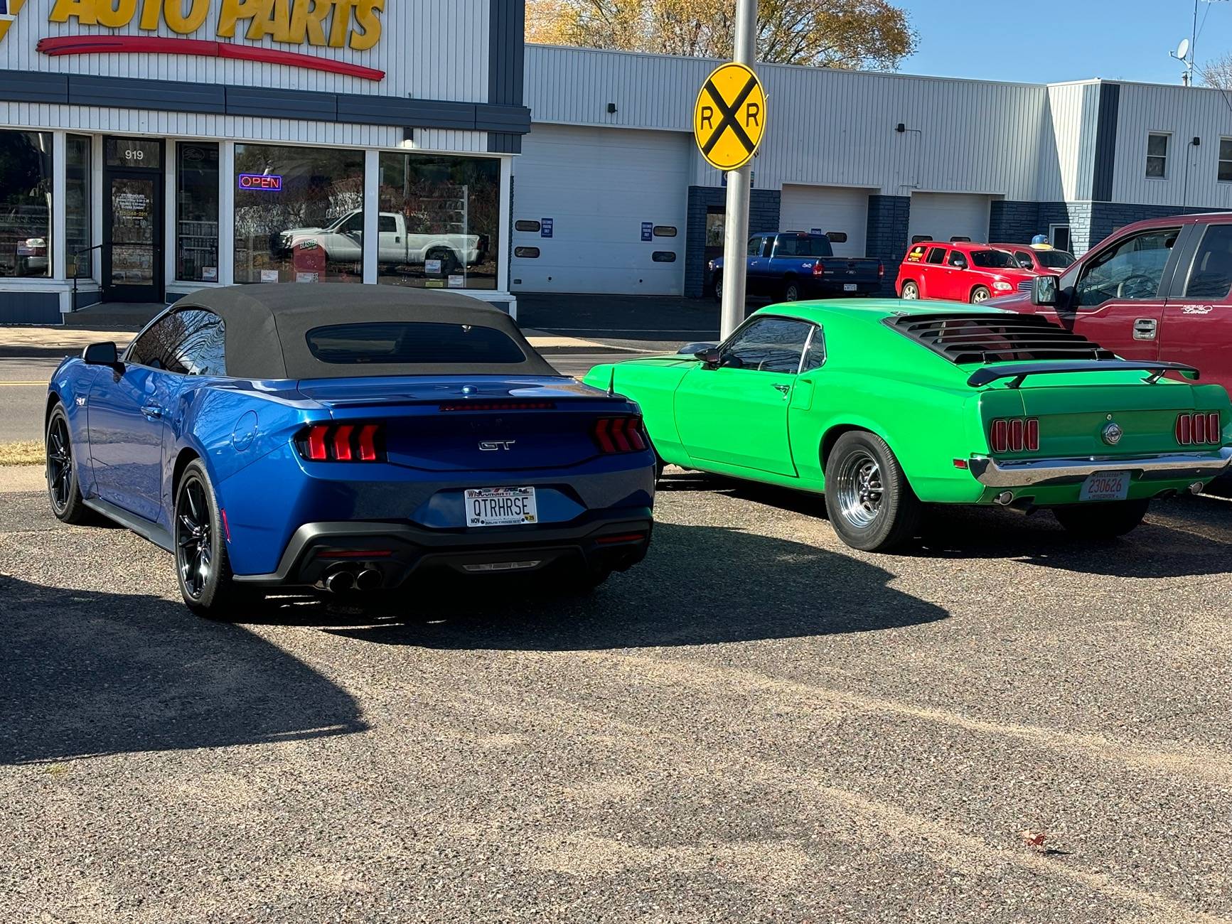 S650 Mustang Two Mustang Muscle Cars built 55 years apart. IMG_2143