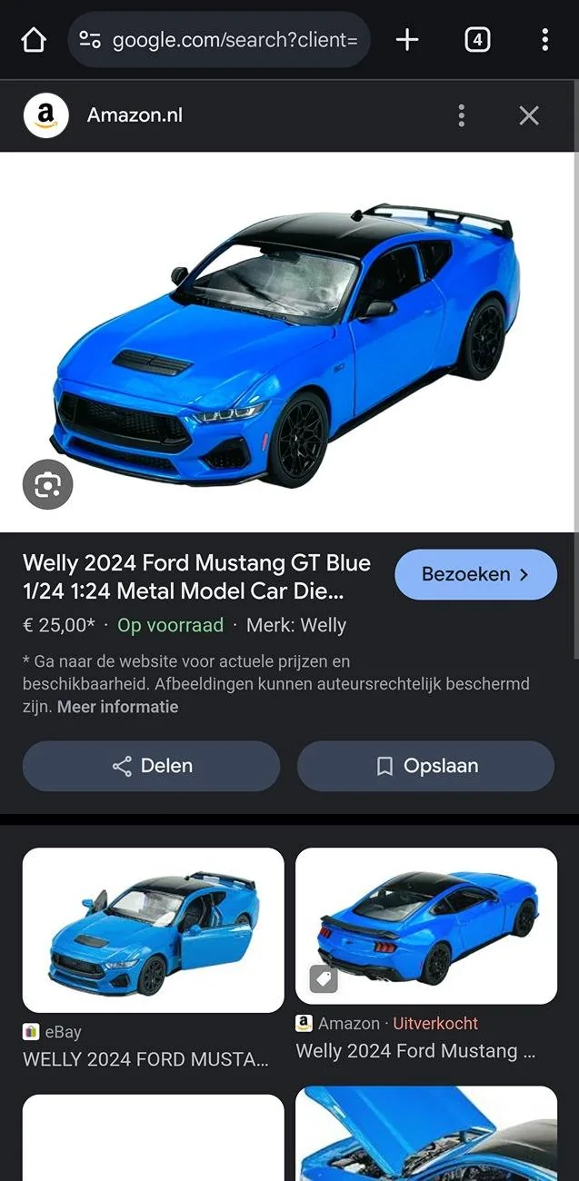 S650 Mustang First S650 2024 Ford Mustang Diecast! 1/18 Dark Horse in Carbonized Gray Screenshot_20241229_212831_Chrom