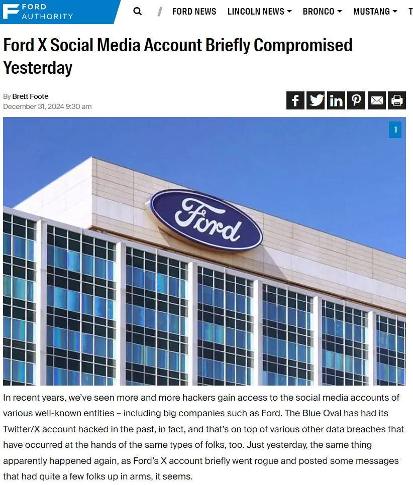 S650 Mustang Ford Motor Company Announcement Captur