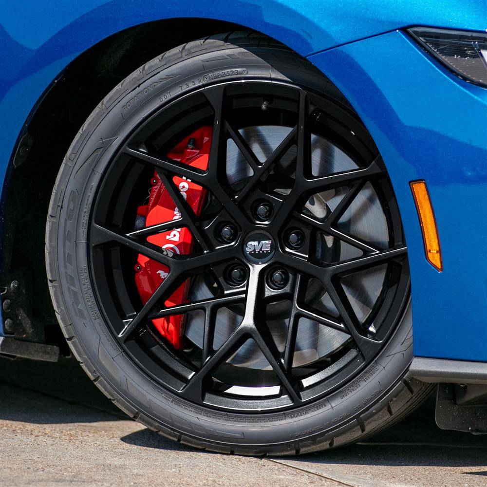 S650 Mustang 2024 Atlas Blue Mustang GT On SVE MHP1 Wheels sve-mustang-mhp1-wheel-kit-19x10-11-gloss-black-15-24_8b995ad3
