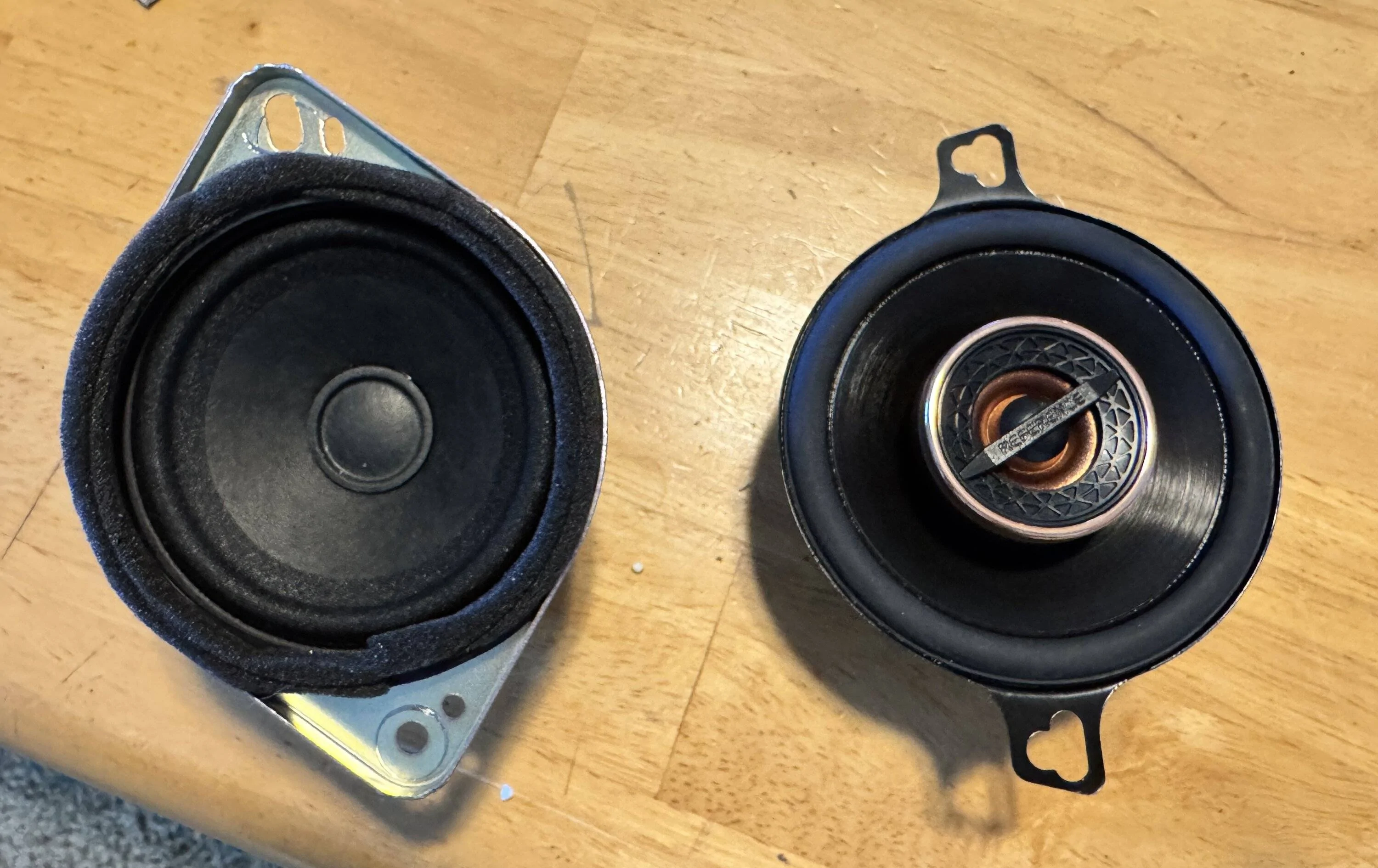 S650 Mustang Changed out center speaker in 2024 Mustang GT with B&O System IMG_5498