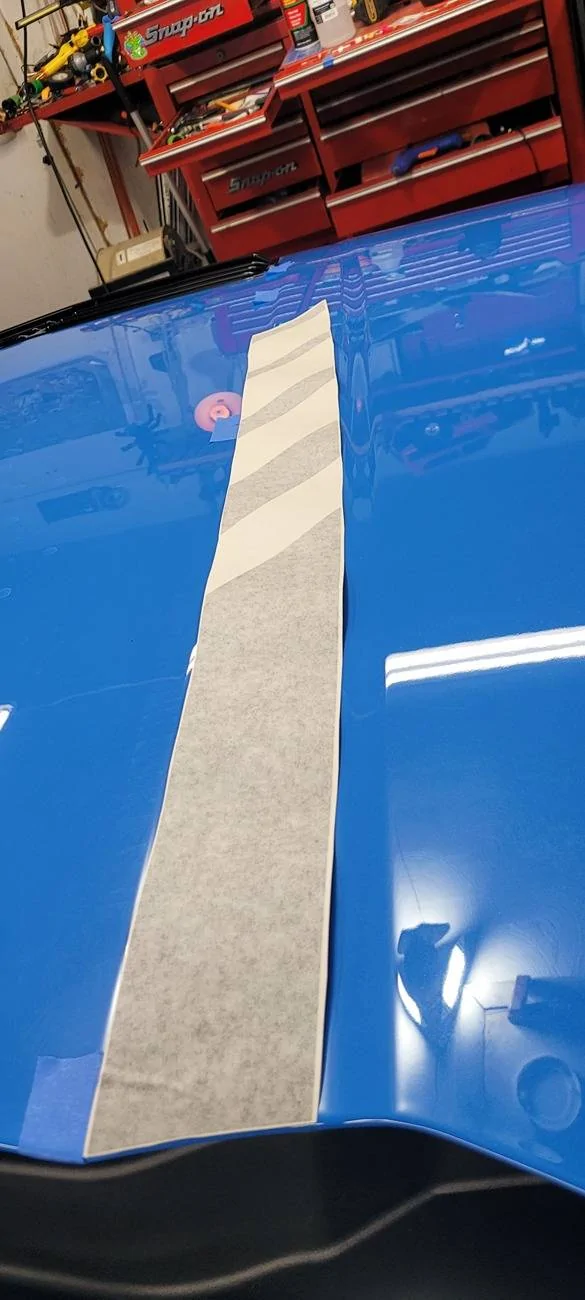 S650 Mustang Anchor Room RTR Similar Hood Stripe Fitment 20250104_154604