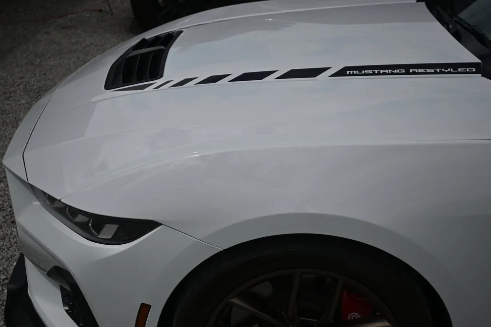 S650 Mustang Anchor Room RTR Similar Hood Stripe Fitment positive_side_custom