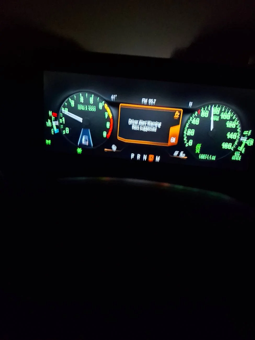 S650 Mustang S650 Mustang -Keep hands on steering wheel message DUI_Warning