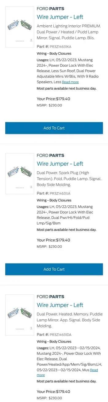 S650 Mustang Are the side mirrors with turn signals plug and play? Screenshot_20250109_023140_Chrom