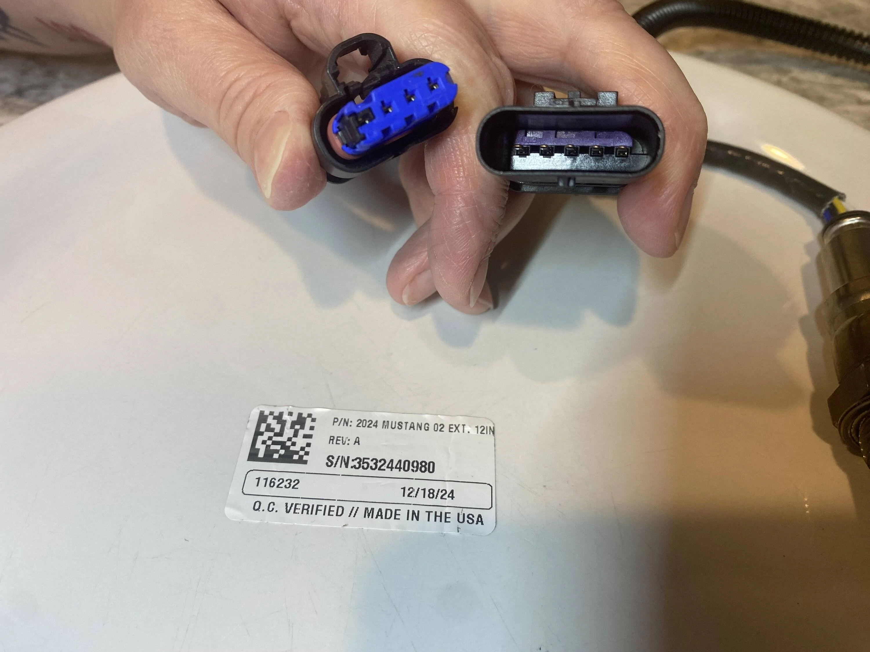 S650 Mustang Oxygen sensor 4 wire extension help IMG_0696