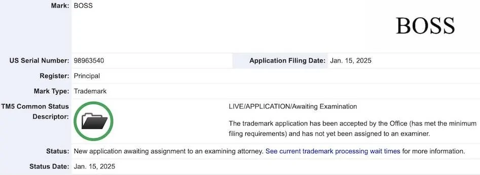 S650 Mustang Boss Mustang S650 Maybe Coming Soon (via January 2025 Trademark Filing) boss-mustang-s650-trademark