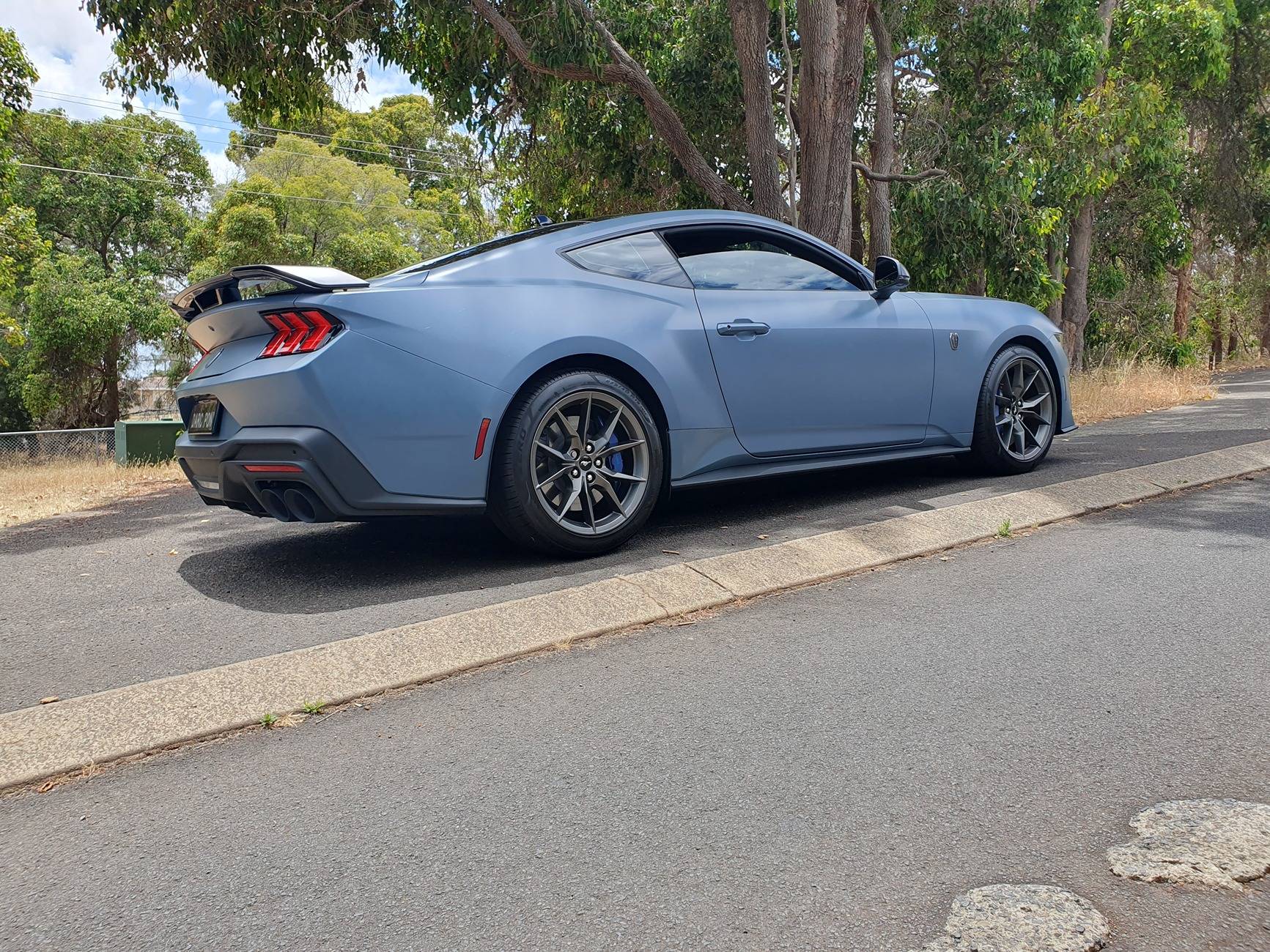 S650 Mustang Considering Matte PPF for Atlas Blue DH 20241205_115753