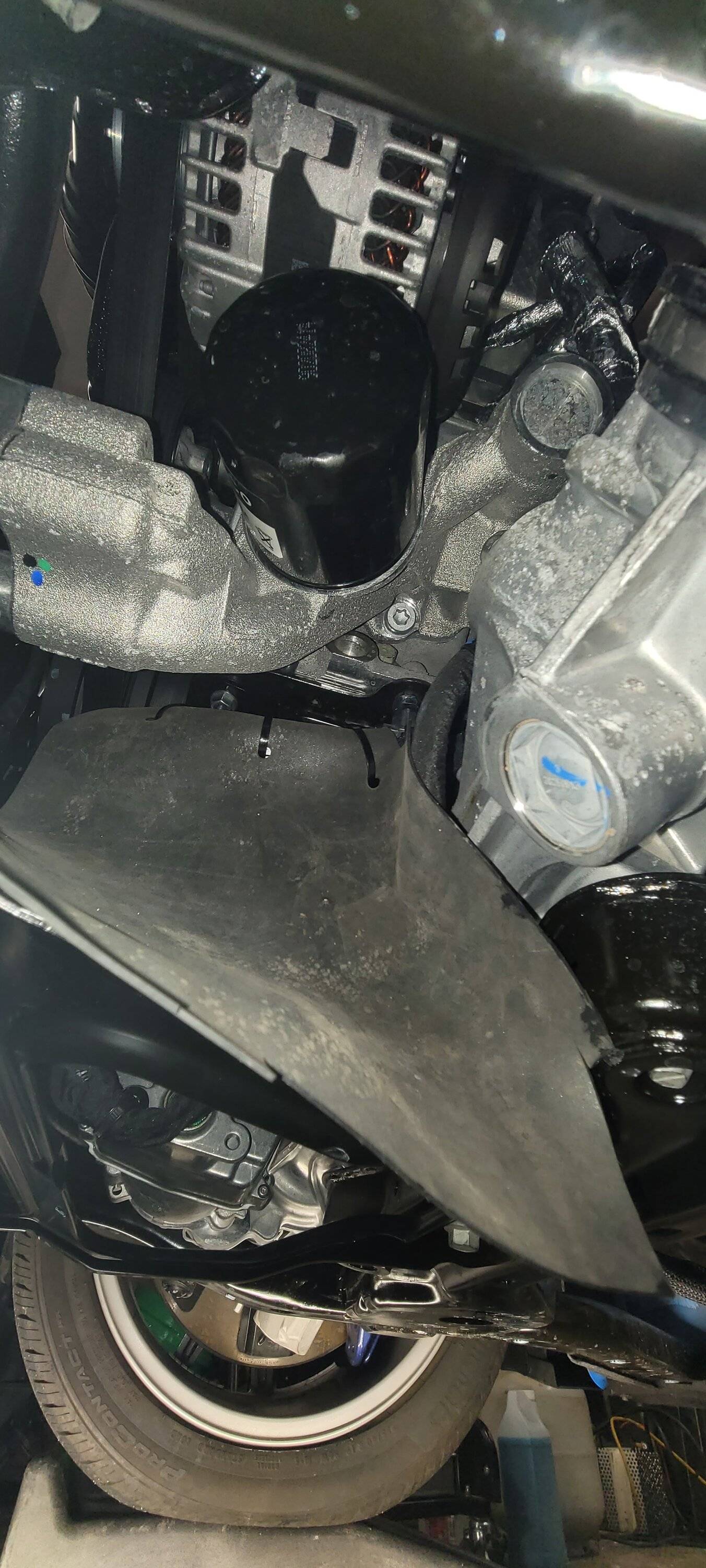 S650 Mustang Oil filter access panel mod 20250119_182446