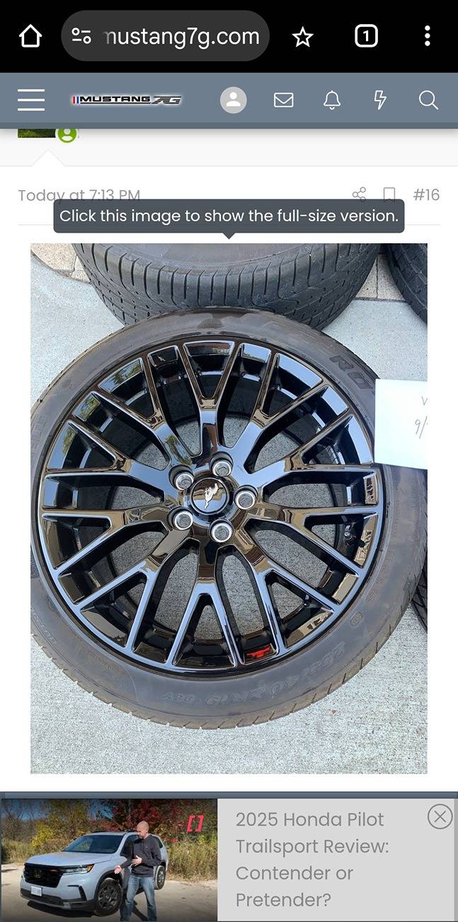 S650 Mustang Gloss black PP1 wheel part numbers Screenshot_20241108_192700_Chrome
