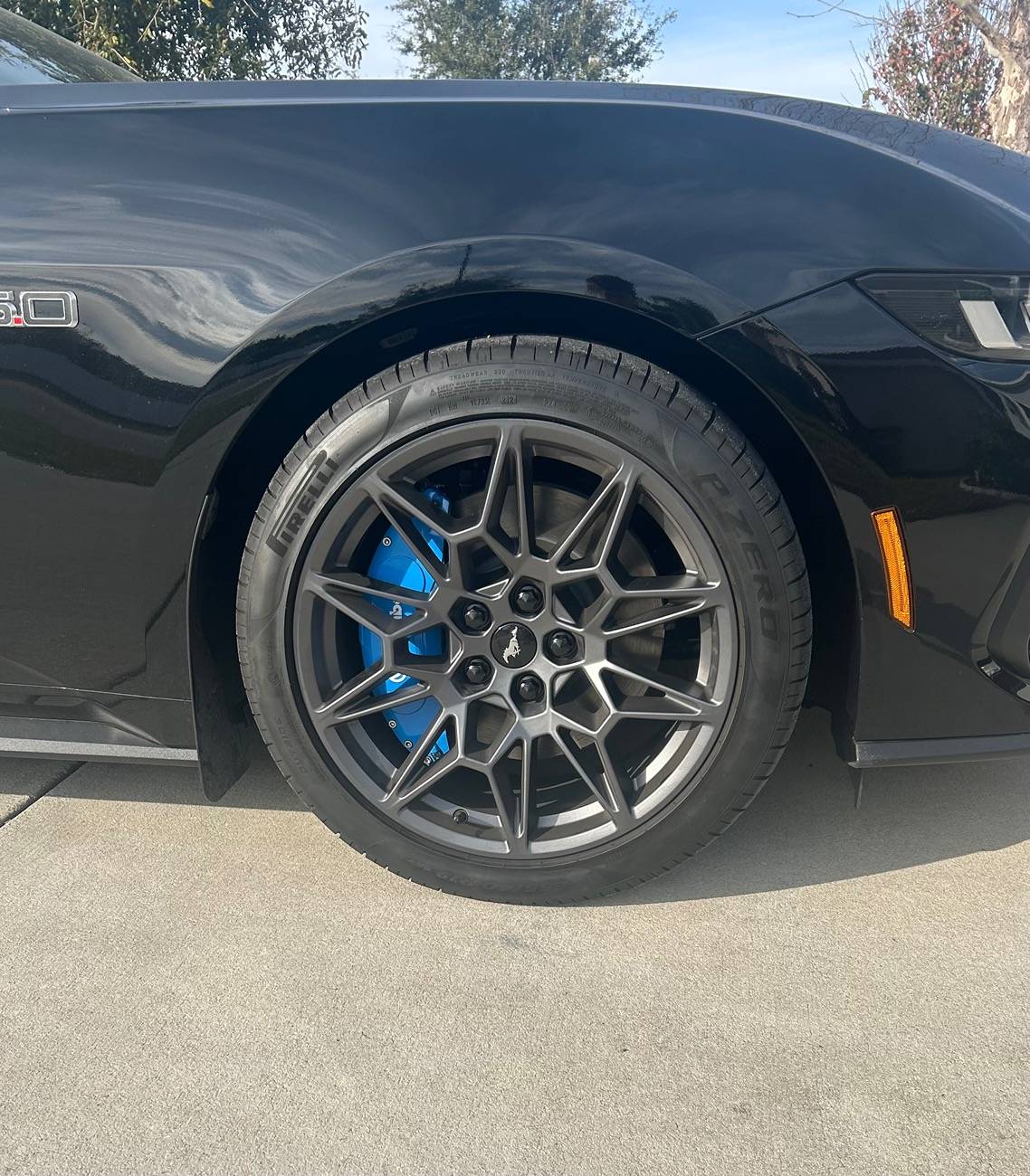 S650 Mustang AOOA brake caliper covers installed IMG_7634