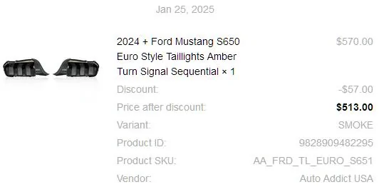 S650 Mustang roket's Dark Horse - "Azureus" Project 1737838446099-4q